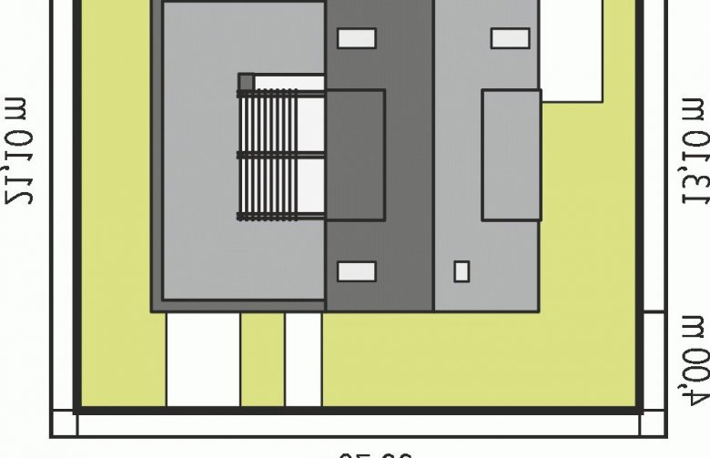 Projekt domu wielorodzinnego Neo G1 ENERGO PLUS - Usytuowanie - wersja lustrzana