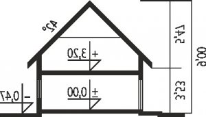 Przekrój projektu Amaranta G2 MULTI-COMFORT w wersji lustrzanej