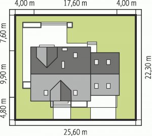 Usytuowanie budynku Amaranta G2 Leca® DOM