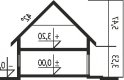 Projekt domu wielorodzinnego Amaranta G2 Leca® DOM - przekrój 1