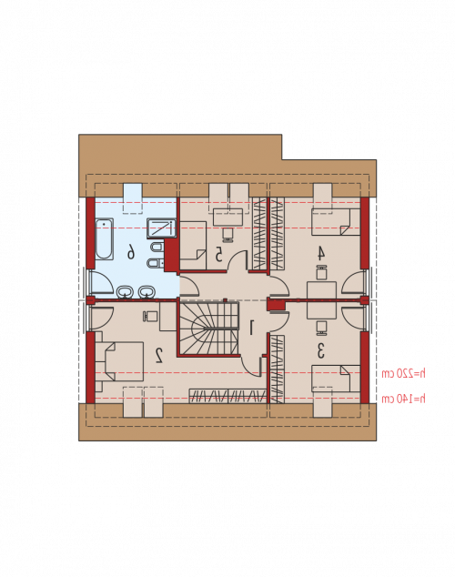 PODDASZE Alba G1 MULTI-COMFORT - wersja lustrzana