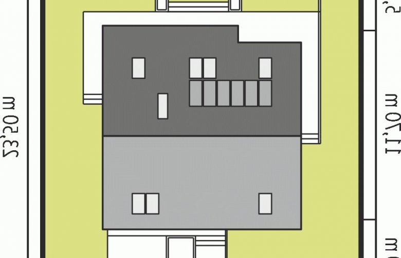 Projekt domu jednorodzinnego Alba G1 MULTI-COMFORT - Usytuowanie - wersja lustrzana