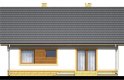 Projekt domu jednorodzinnego Irys - elewacja 3