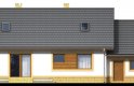 Projekt domu jednorodzinnego Irys G1 - elewacja 3