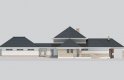 Projekt domu nowoczesnego LK&1155 - elewacja 1