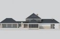 Projekt domu nowoczesnego LK&1155 - elewacja 3