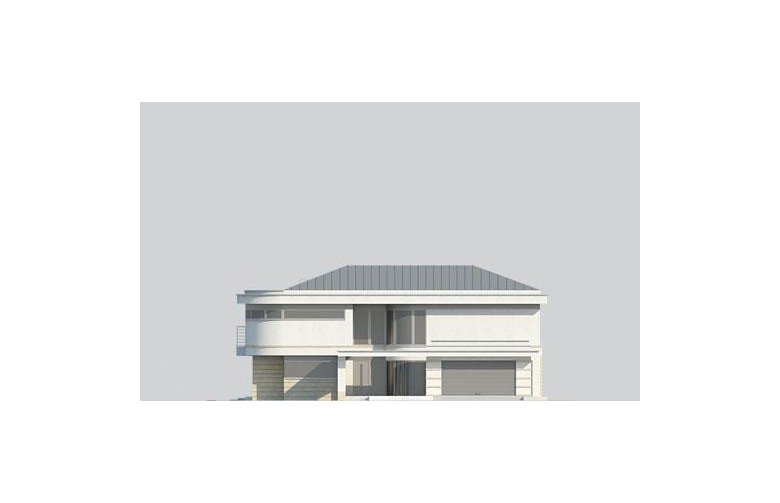 Projekt domu z poddaszem LK&1148 - elewacja 3