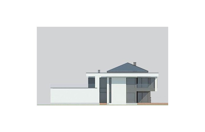 Projekt domu z poddaszem LK&1141 - elewacja 2