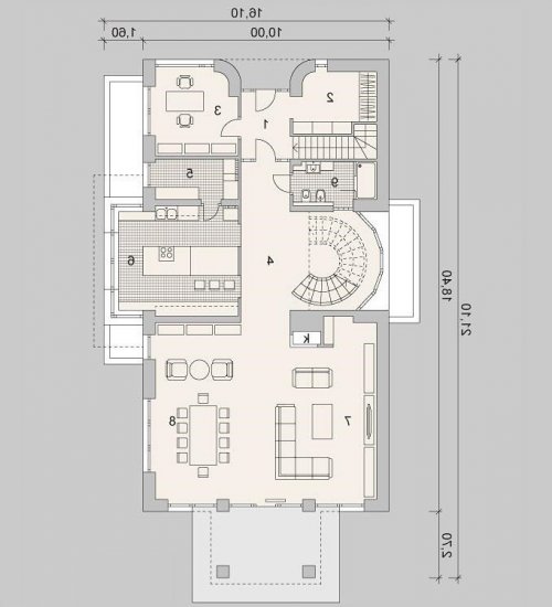 PARTER LK&1152 - wersja lustrzana