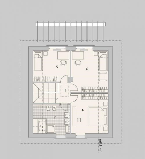 PODDASZE LK&1153 - wersja lustrzana