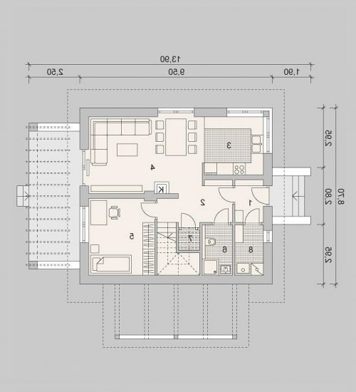 PARTER LK&1151 - wersja lustrzana