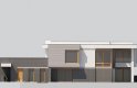 Projekt domu z poddaszem LK&1142 - elewacja 3