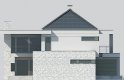 Projekt domu z poddaszem LK&1131 - elewacja 4