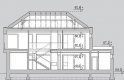 Projekt domu z poddaszem LK&1131 - przekrój 1