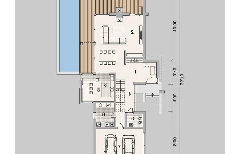 Projekt domu z poddaszem LK&1146 - 