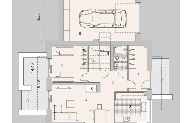 Projekt domu wielorodzinnego LK&1130 - 