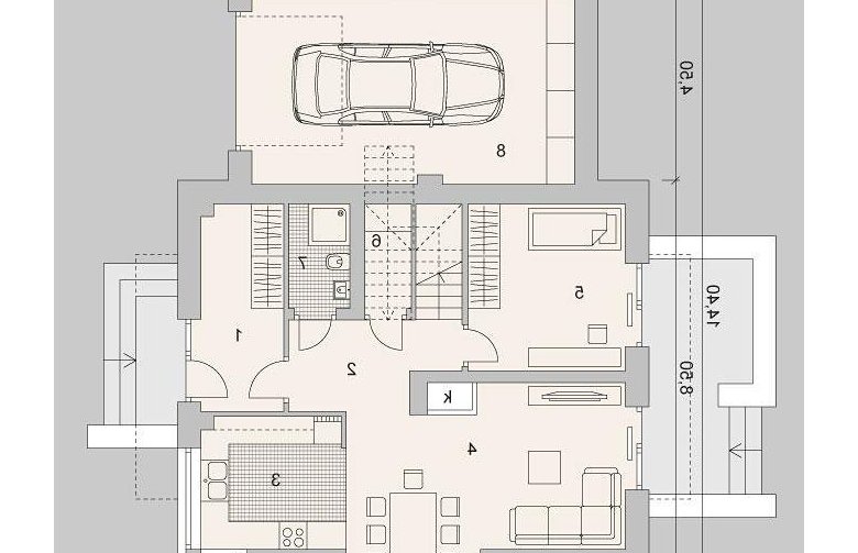 Projekt domu wielorodzinnego LK&1130 - 