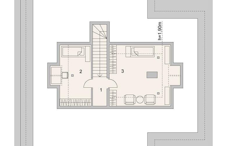 Projekt domu wielorodzinnego LK&1129 - 