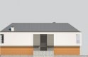 Projekt domu z poddaszem LK&1137 - elewacja 4