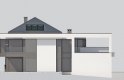 Projekt domu z poddaszem LK&1136 - elewacja 4