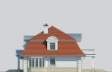 Projekt domu piętrowego LK&1132 - elewacja 3