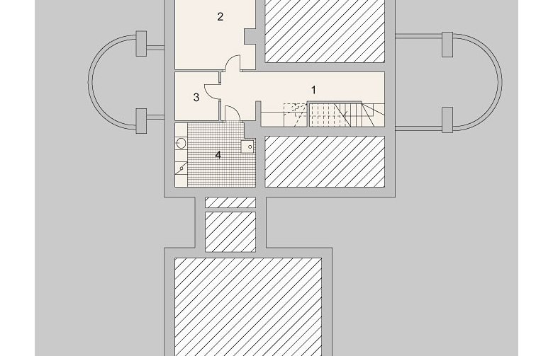 Projekt domu piętrowego LK&1132 - piwnica