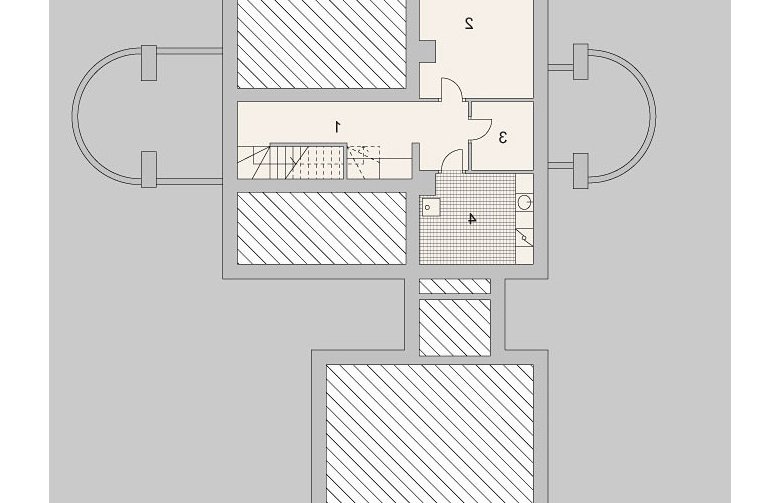 Projekt domu piętrowego LK&1132 - piwnica