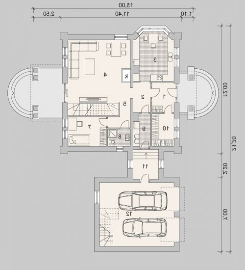 PARTER LK&1132 - wersja lustrzana