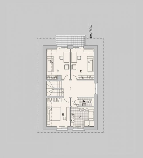 PODDASZE LK&1128 - wersja lustrzana