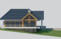 Projekt domu z poddaszem LK&1127 - elewacja 3
