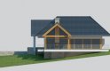 Projekt domu z poddaszem LK&1127 - elewacja 3