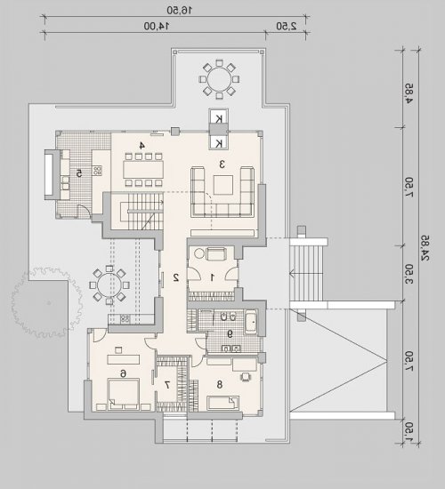 PARTER LK&1127 - wersja lustrzana