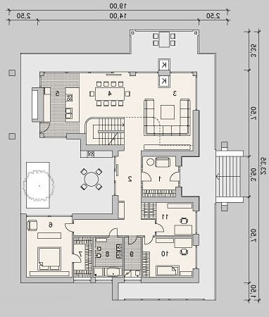 PARTER LK&1116 - wersja lustrzana