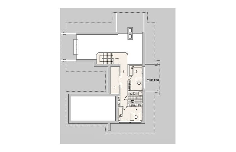 Projekt domu wielorodzinnego LK&1116 - piętro