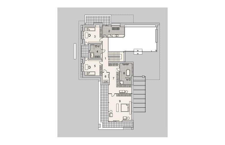 Projekt domu z poddaszem LK&1121 - 