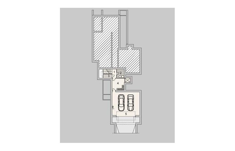 Projekt domu z poddaszem LK&1117 - piwnica