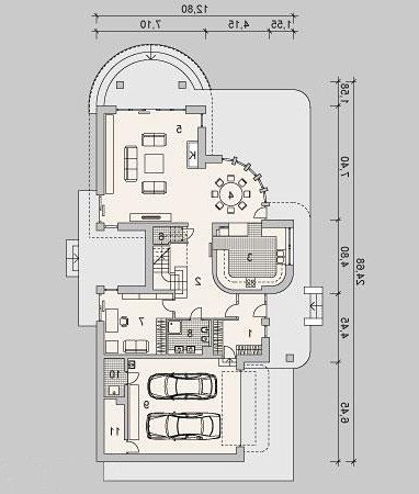 PARTER LK&1111 - wersja lustrzana