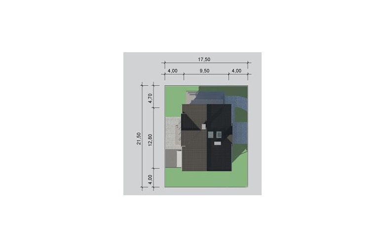 Projekt domu wielorodzinnego LK&1098 - Usytuowanie