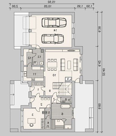 PARTER LK&1083 - wersja lustrzana