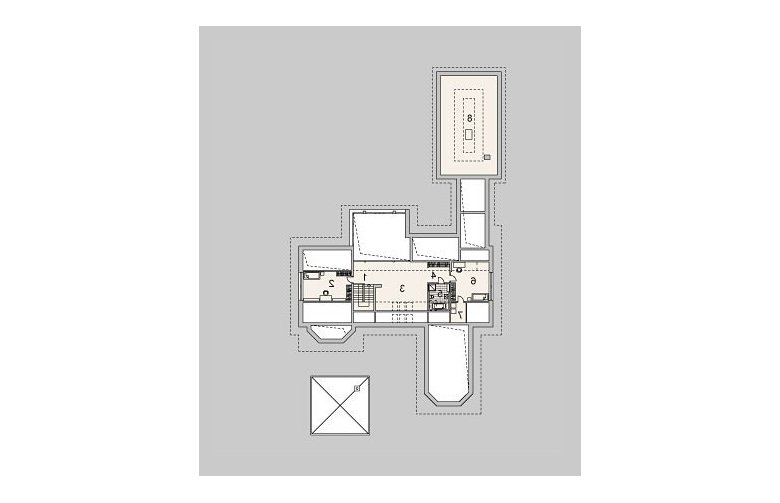 Projekt domu wielorodzinnego LK&992 - poddasze