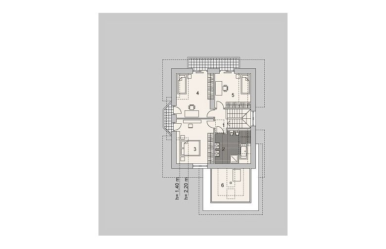 Projekt domu wielorodzinnego LK&1062 - 