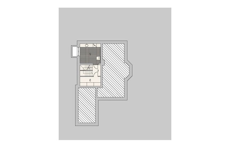 Projekt domu wielorodzinnego LK&1062 - piwnica