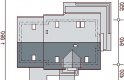 Projekt domu jednorodzinnego Karmelita Bis 2M - usytuowanie - wersja lustrzana