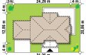 Projekt domu piętrowego Zx113 - usytuowanie