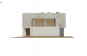 Projekt domu piętrowego Zx121 - elewacja 2
