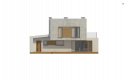 Projekt domu piętrowego Zx121 - elewacja 1