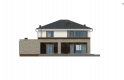 Projekt domu piętrowego Zx109 - elewacja 3