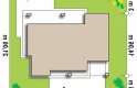 Projekt domu piętrowego Zx109 - usytuowanie - wersja lustrzana