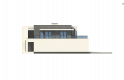 Projekt domu bliźniaczego Zb16 - elewacja 4