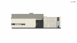 Elewacja projektu Zx56 - 1 - wersja lustrzana